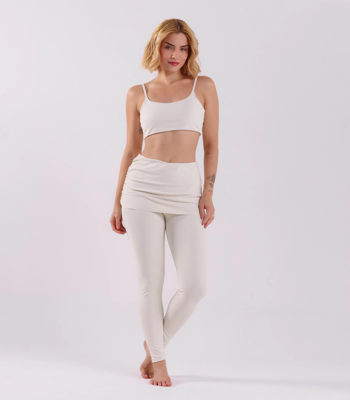 Legging Saia Selene Legging Saia Selene Off White - Imagem 1