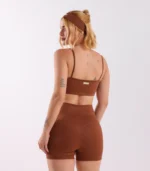 Short Selene Liso Marrom - Imagem 4
