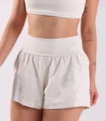 Short Duplo Atena com Bolso Off White - Imagem 4