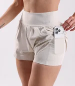 Short Duplo Atena com Bolso Off White - Imagem 7