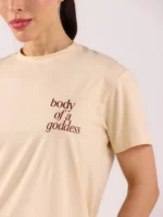 T- Shirt HĒRA Body Of a Goddess Creme - Imagem 2