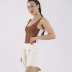 Body Afrodite Bicolor Marrom/Off White