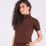 Blusa Pólo Ébero HĒRA Marrom