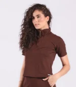 Blusa Pólo Ébero HĒRA Marrom