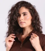 Blusa Pólo Ébero HĒRA Marrom - Imagem 2
