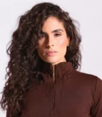 Blusa Pólo Ébero HĒRA Marrom - Imagem 6
