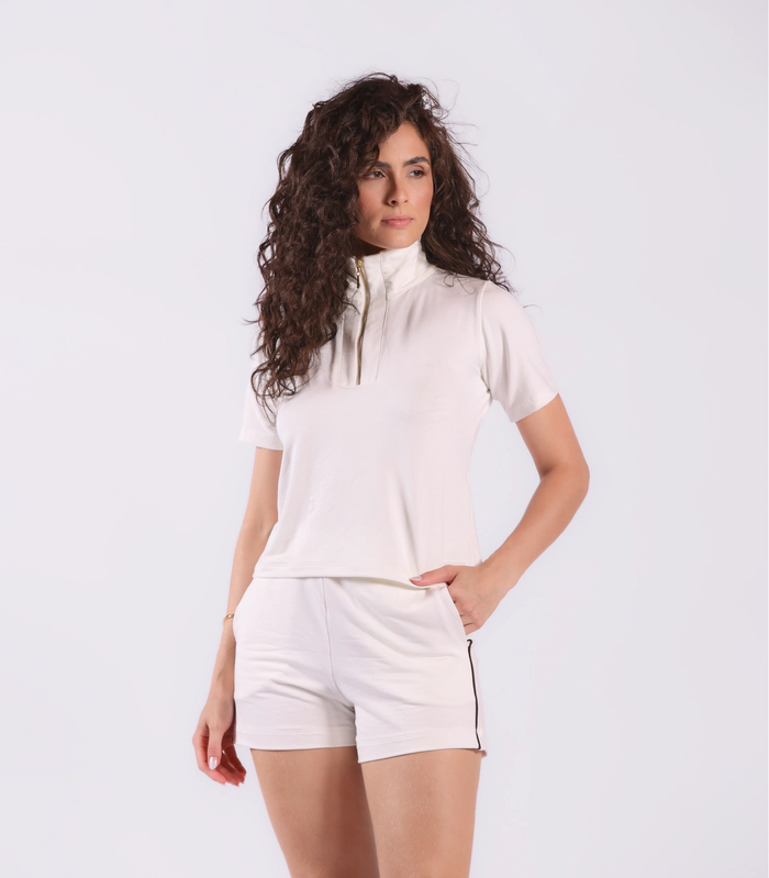 Blusa Pólo Ébero HĒRA offwhite 11 Blusa Pólo Ébero HĒRA Off White - Imagem 1