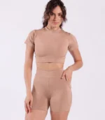 Cropped Glossy Brownie HĒRA - Imagem 3