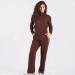 Conjunto Astra HĒRA Moletim Marrom — Aerolook