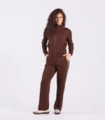 Conjunto Astra HĒRA Moletim Marrom — Aerolook