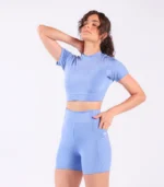 Short Glossy Sculpt Azul HĒRA - Imagem 5