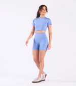 Short Glossy Sculpt Azul HĒRA